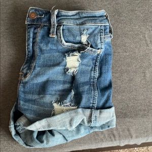 Hollister blue Jean shorts